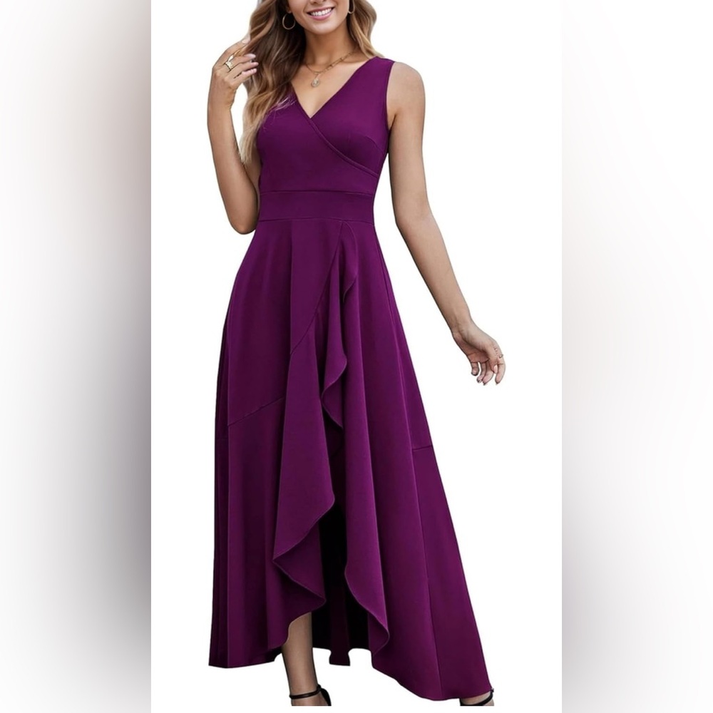 NWT! Elegant Purple Evening Dress